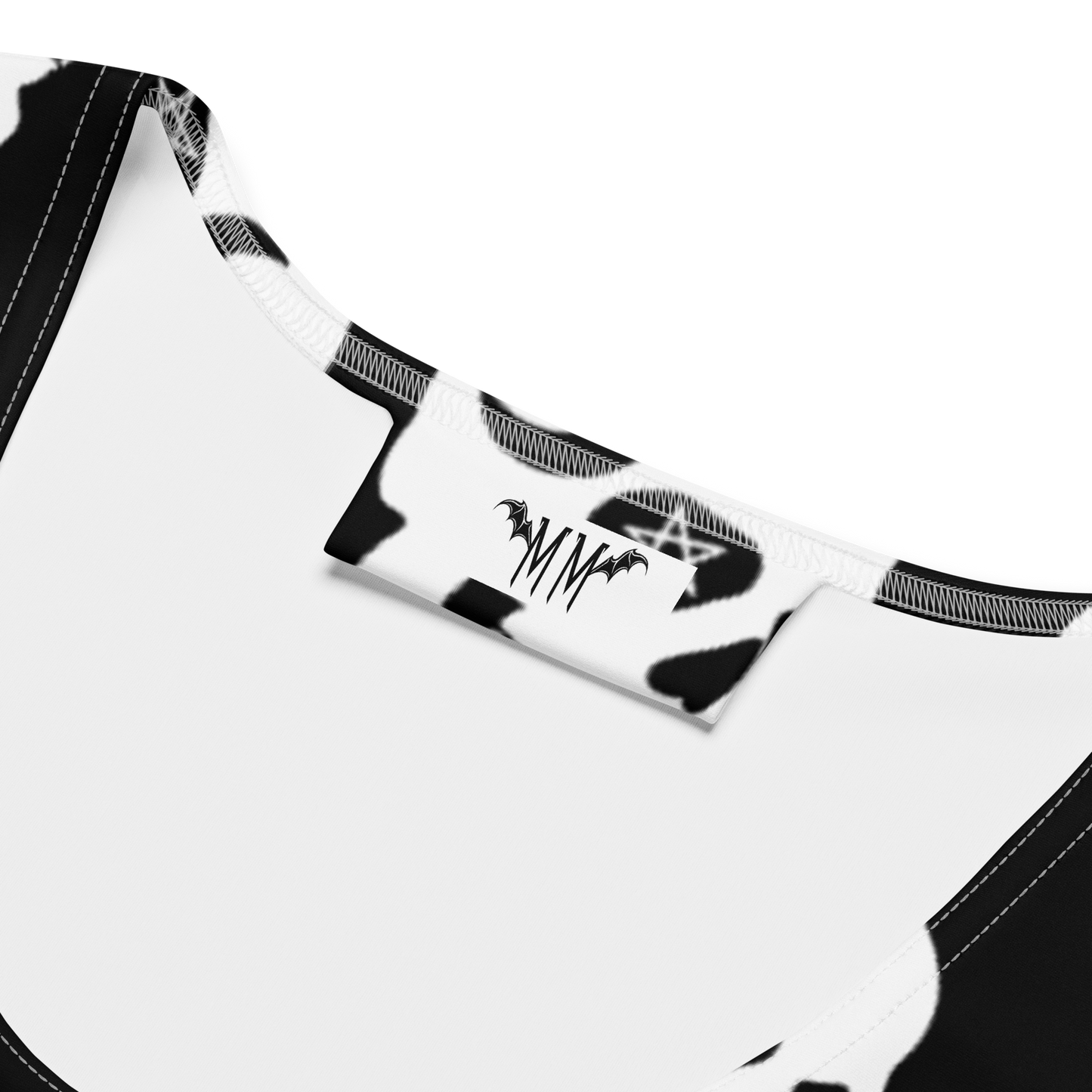 Skully - Black & White Fitted Dress